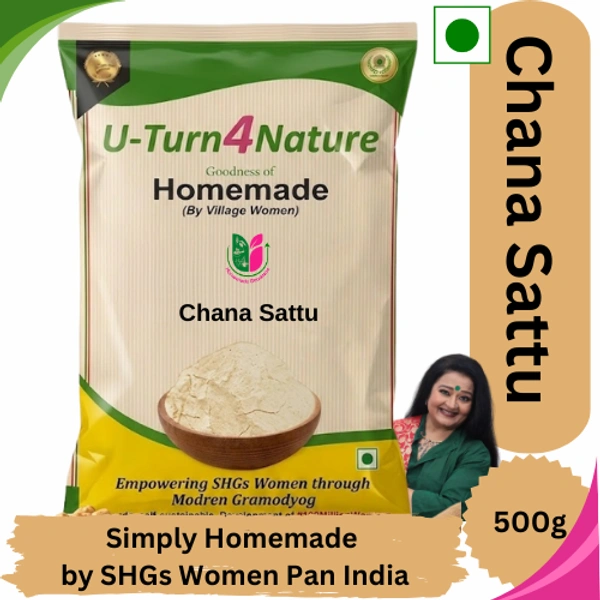 Chana Sattu (Roasted Gram Flour)- Simply Homemade - 500g