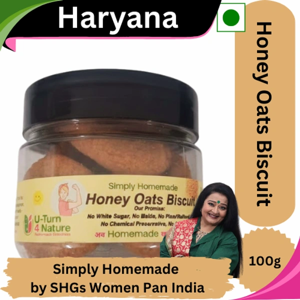 Honey Oats Biscuit- Simply Homemade - 100g