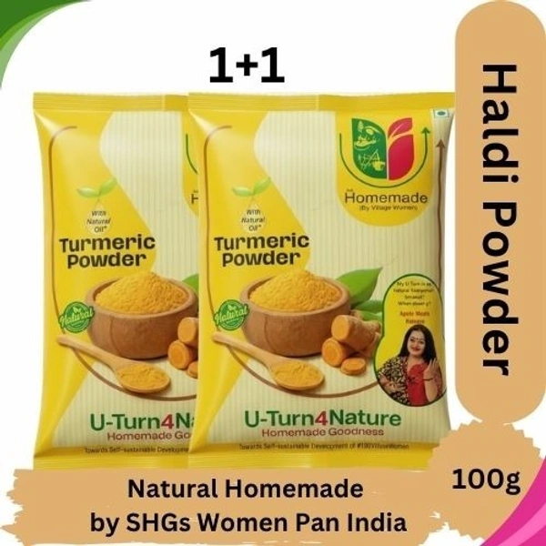 Haldi Powder/Turmeric Powder- Simply Homemade - (2x100g) @Rs. 42