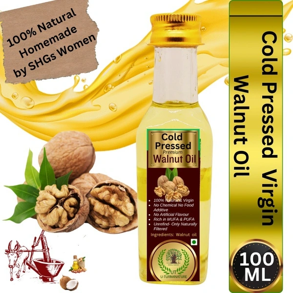 Walnut Oil, Wood-Cold Pressed Extra Virgin - 100ML