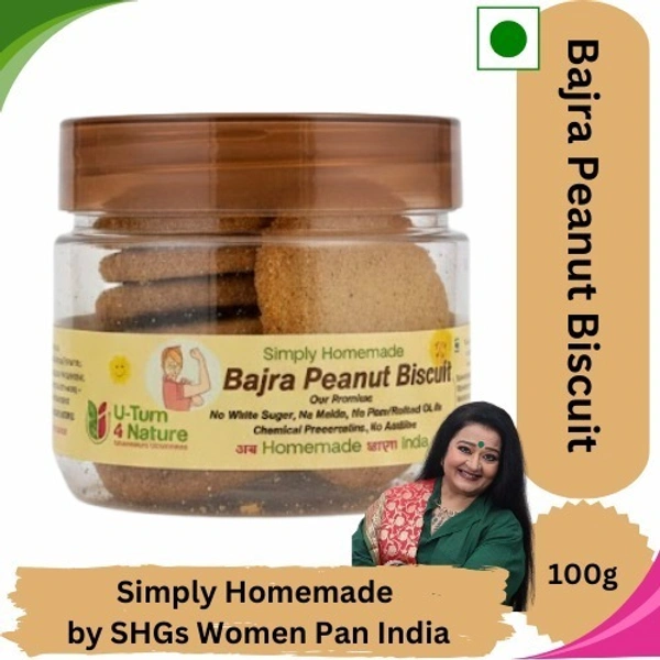 Bajra Peanut Biscuit - 100g