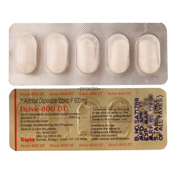 Acivir 800 DT Tablet