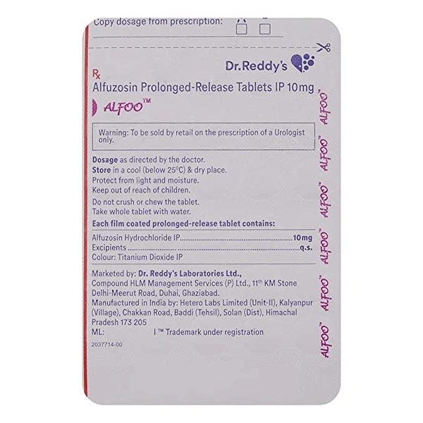 Alfoo 10mg Tablet