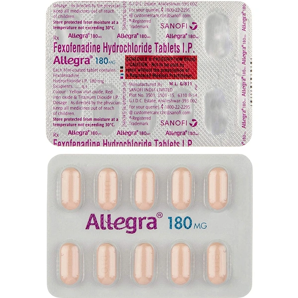 Allerga 180mg Tablet