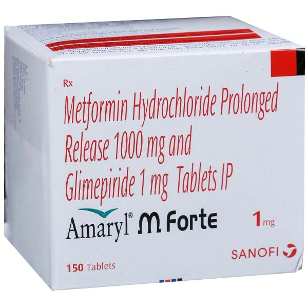 Amaryl M Forte 1mg Tablet
