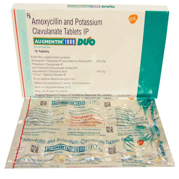 Augmentin 1000  Duo Tablet