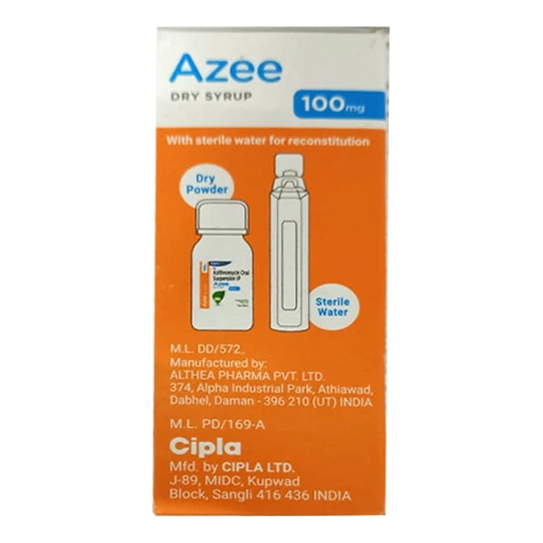 Azee 100mg Dry Syrup