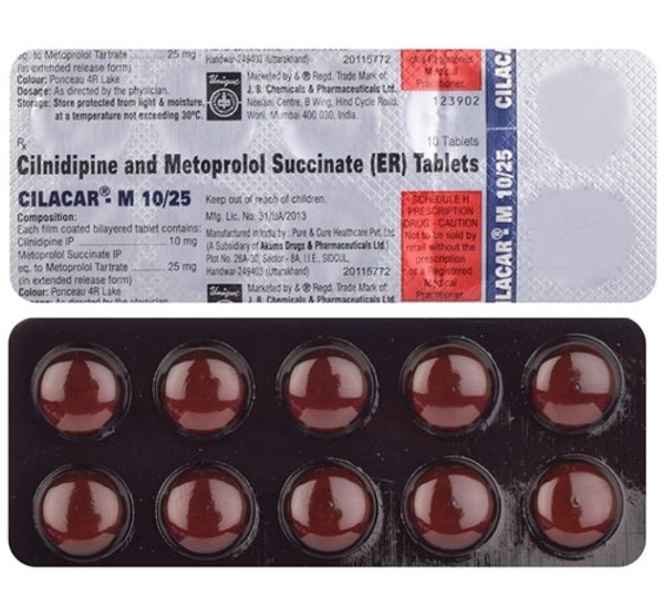 Cilacar-M 10/25 Tablet