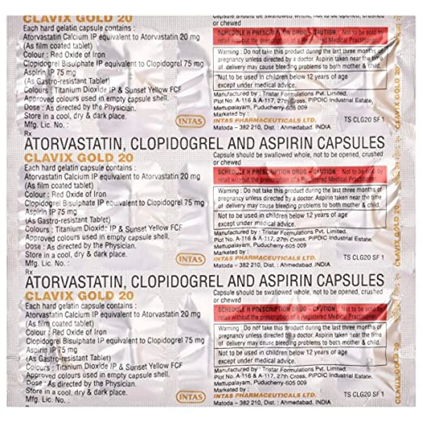 Clavix Gold 20 Capsule