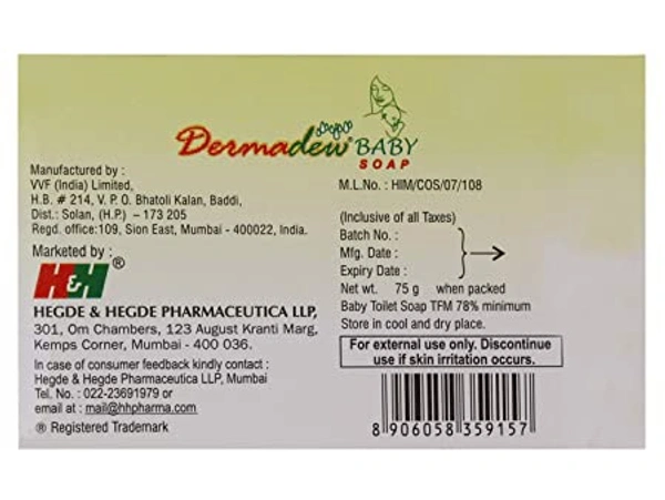 Dermadew Baby Soap