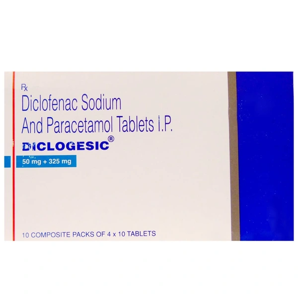 Diclogesic 50mg/325mg Tablet