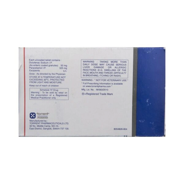 Diclogesic 50mg/325mg Tablet