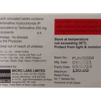 Fungiterb 250mg Tablet