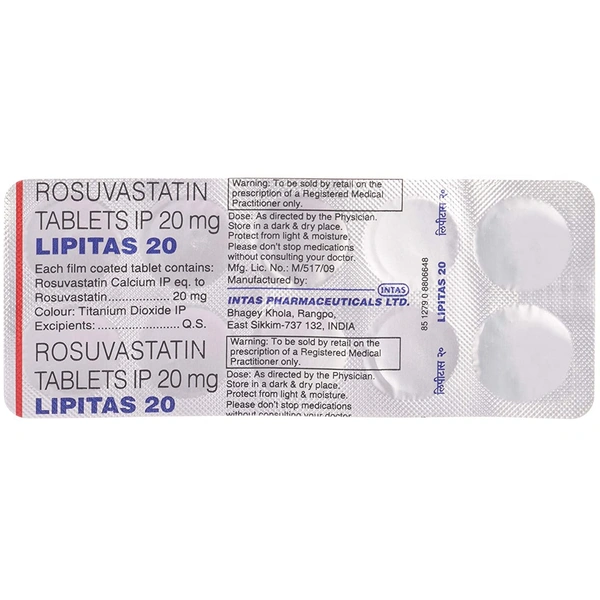 Lipitas 20 Tablet