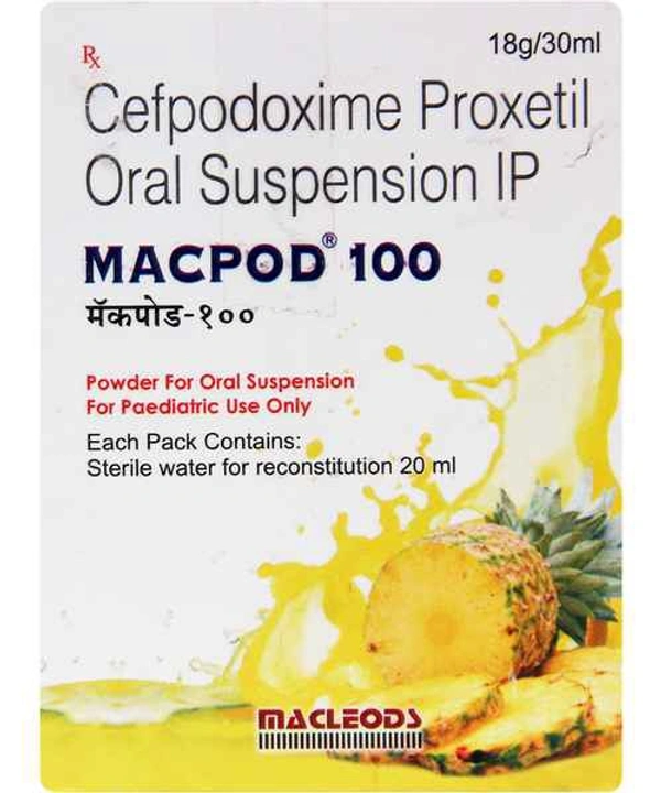 Macpod 100 Powder For Oral Suspension