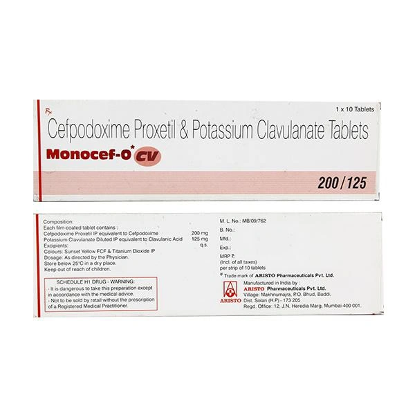 Monocef-O CV 200125 Tablet