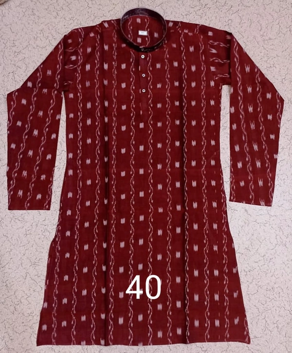101485 Sambalpuri Dhila, Kurta - merun, 40