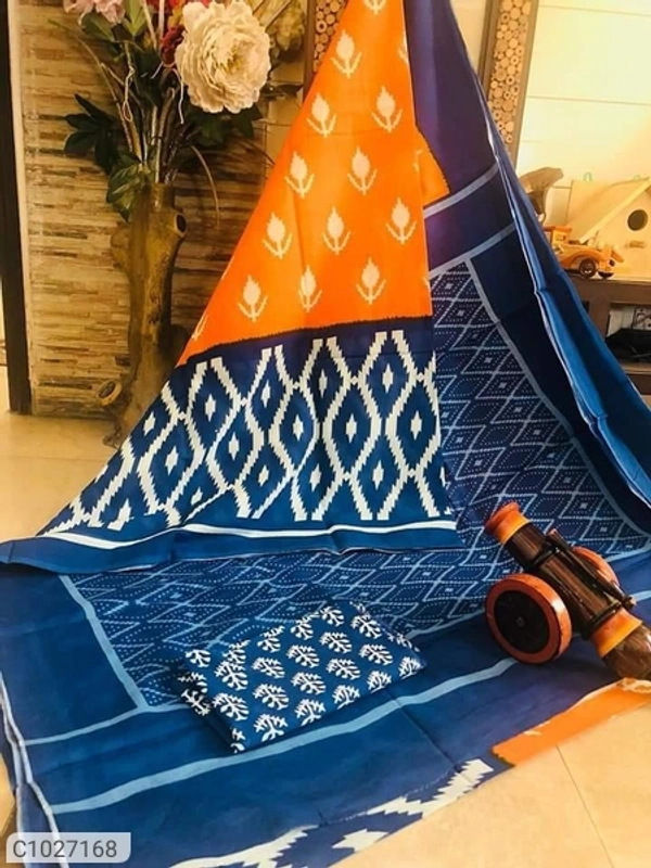 Cotton Saree Mul Mul Brand