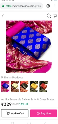 Banarasi Silk Dress Material