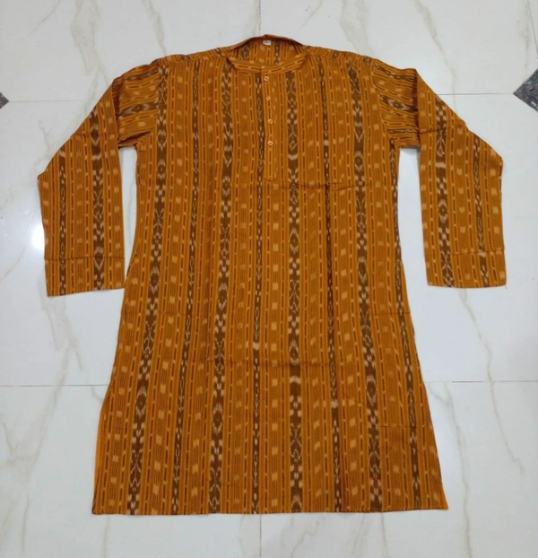 101483 Sambalpuri Cotton Kurta , Dhila With Stiching Size 32 Chest- 40 Chest - 34 Chest