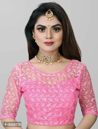 100623 Net Blause With Design Stiching - XL