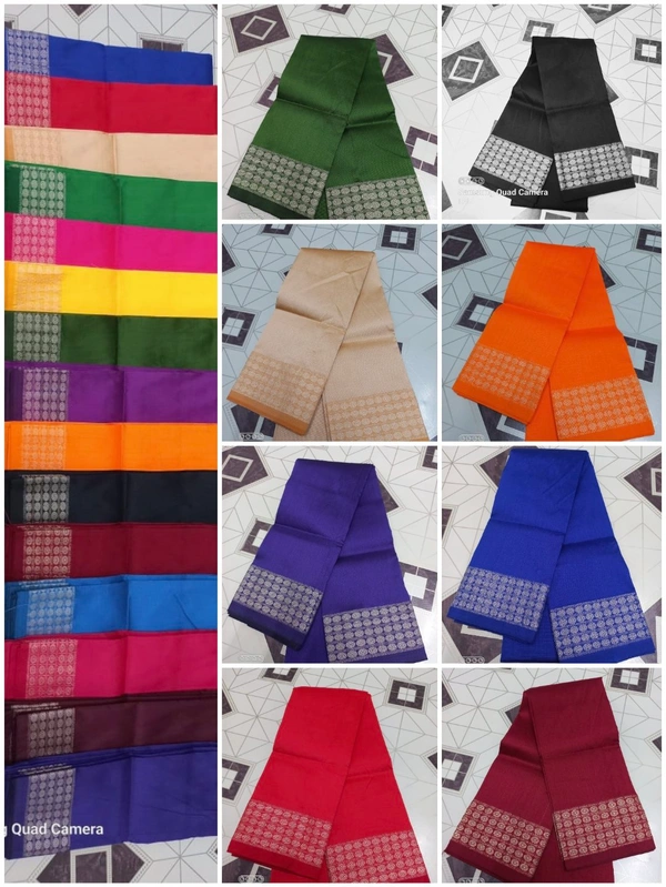 100444 Blause Peice Pata Dhadi - Guardsman Red