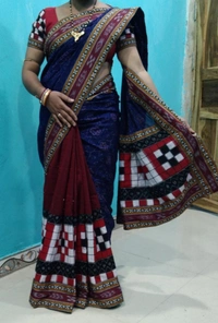 100799 Sambalpuri Patchwork Saree
