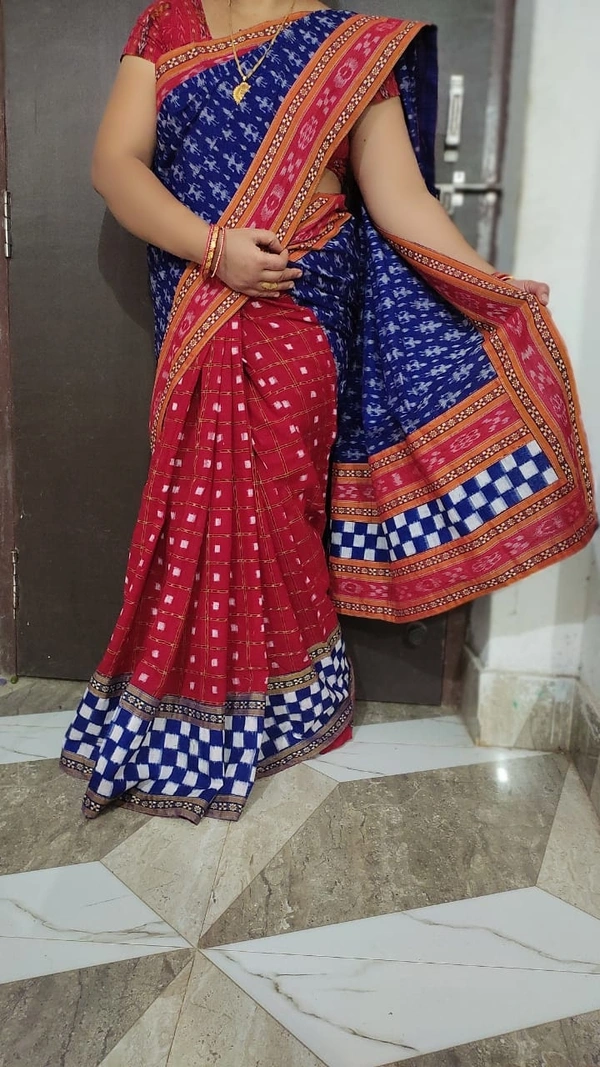 100799 Sambalpuri Patchwork Saree