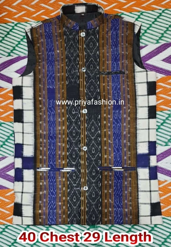 1008872 Sambalpuri Neheru Jaket - 38
