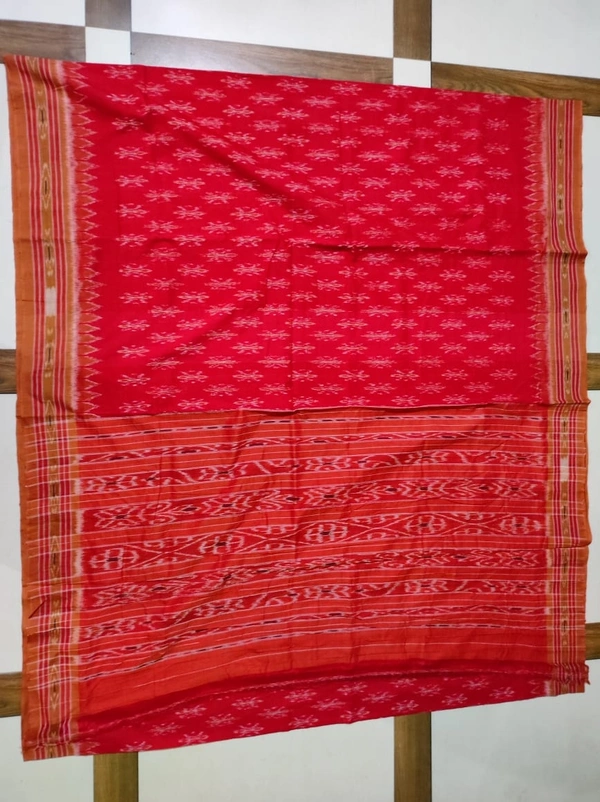 100880 Sambalpuri Body Banda Design Handloom Saree