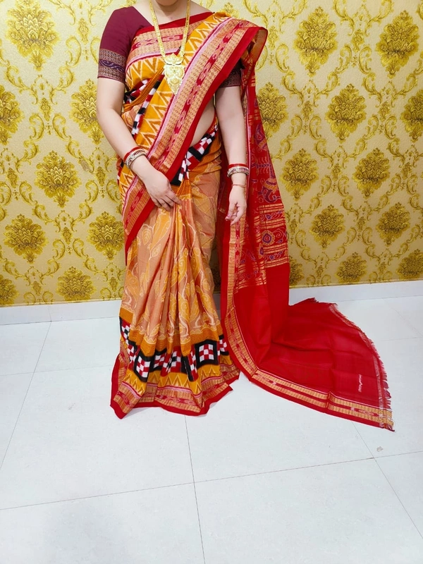100988 Sambalpuri Handloom Saree