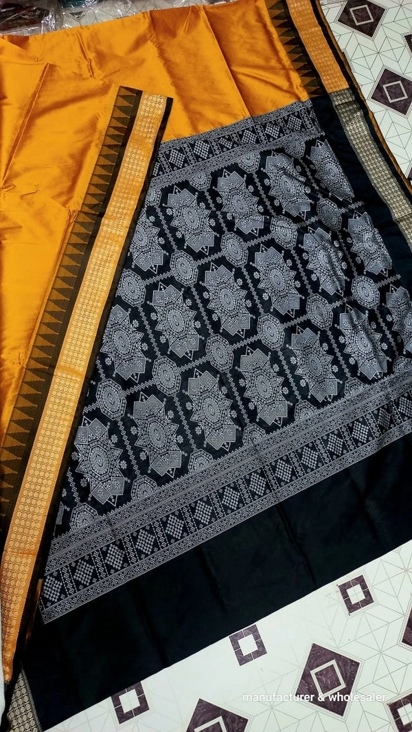 101077 Silk Pata Saree With Blause