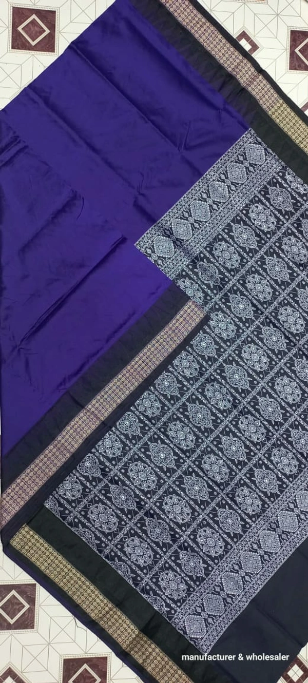 101083 Silk Pata Saree With Blouse