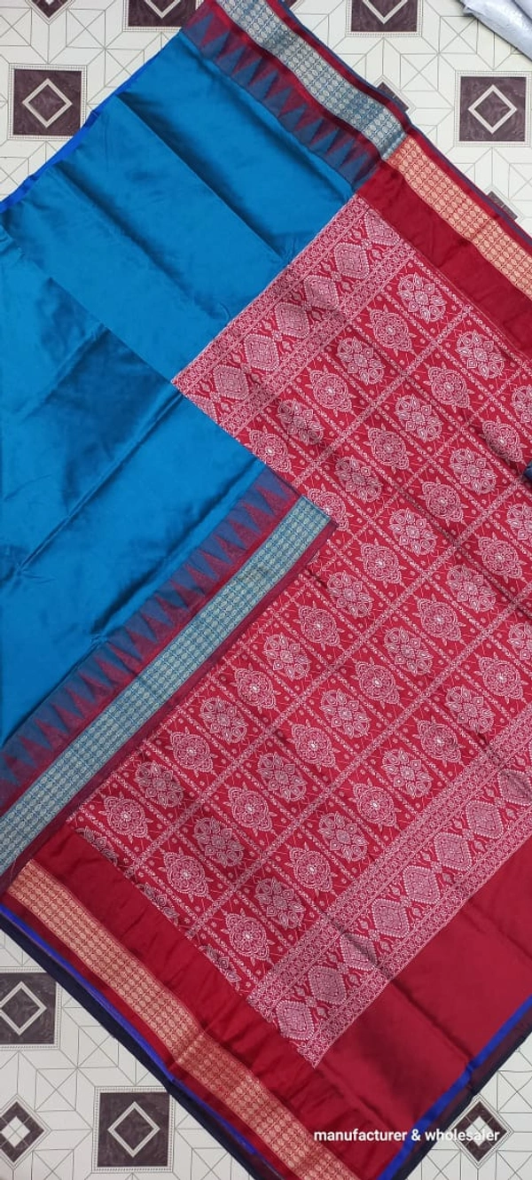 101088 Silk Pata Saree With Blouse