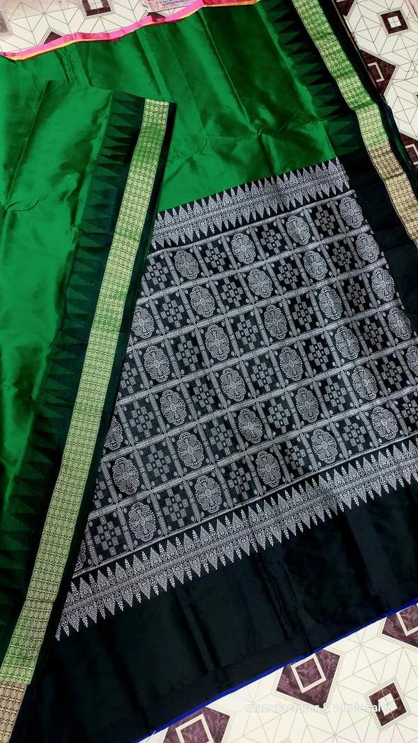 101114 Silk Pata Saree With Blouse