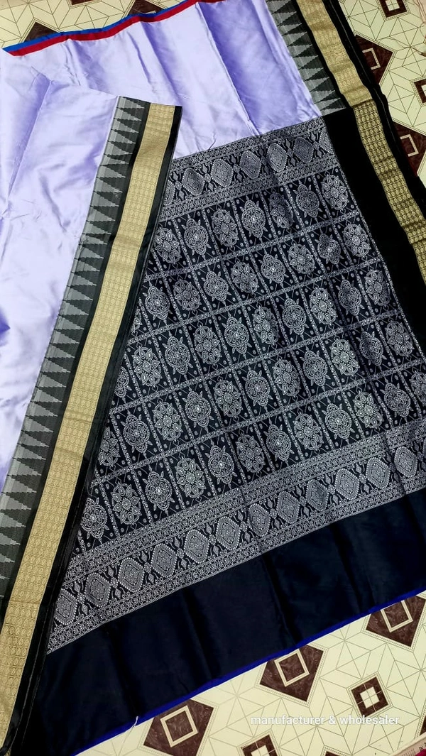 101123 Silk Pata Saree With Blouse