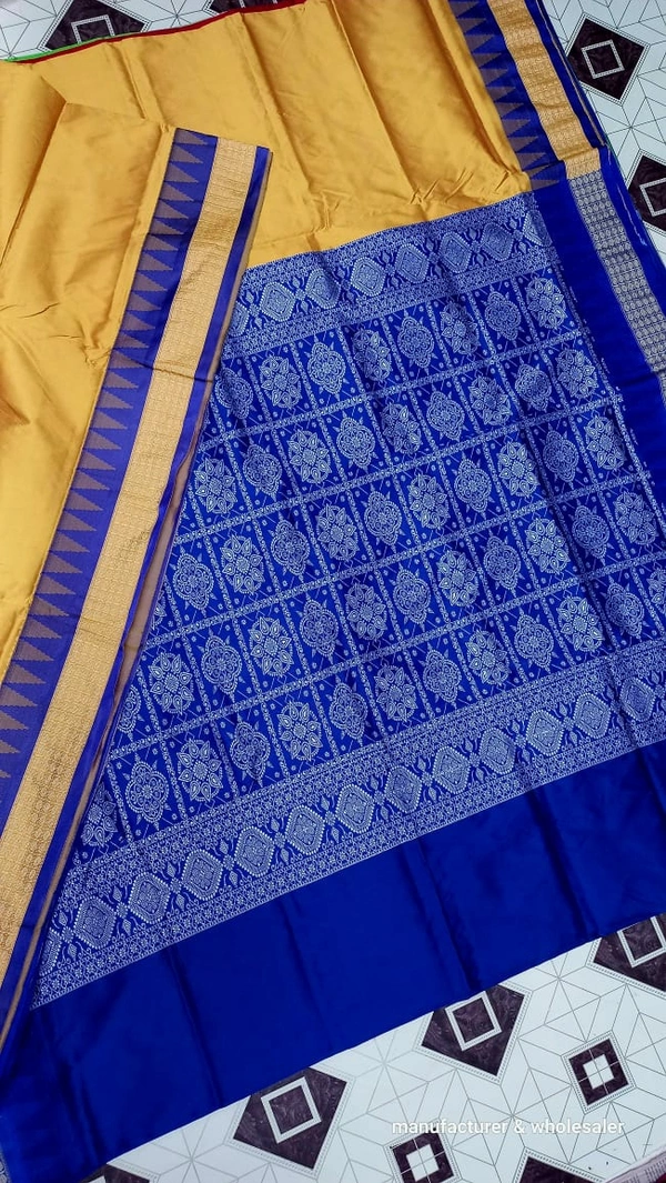 101129 Silk Pata Saree With Blouse