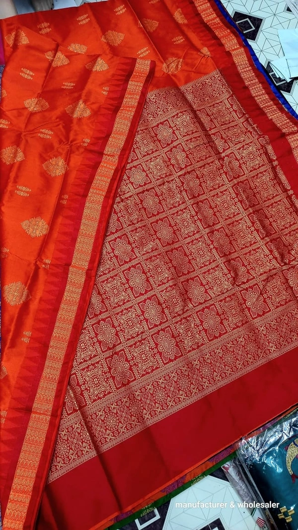 101134 Silk Pata Saree With Blouse