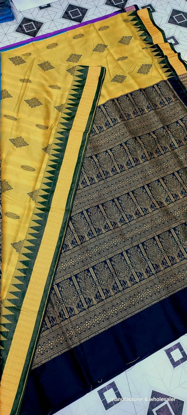 101148 Silk Pata Saree With Blouse