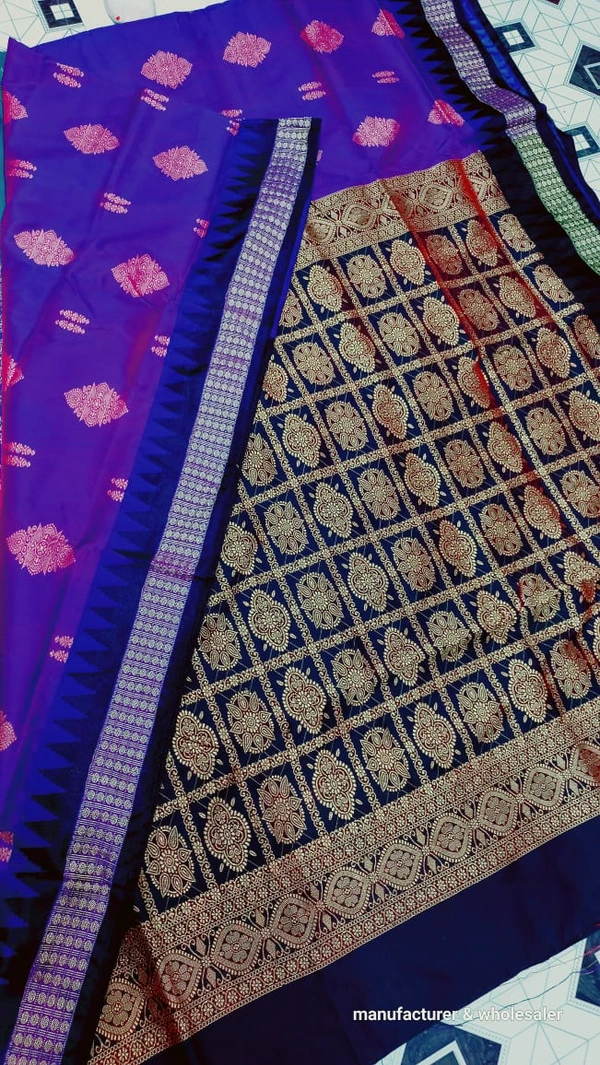 101153 Silk Pata Saree With Blouse