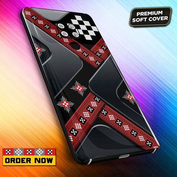 101238 Sambalpuri Mobile Back Cover With Add Photo & Name - Hard Cover