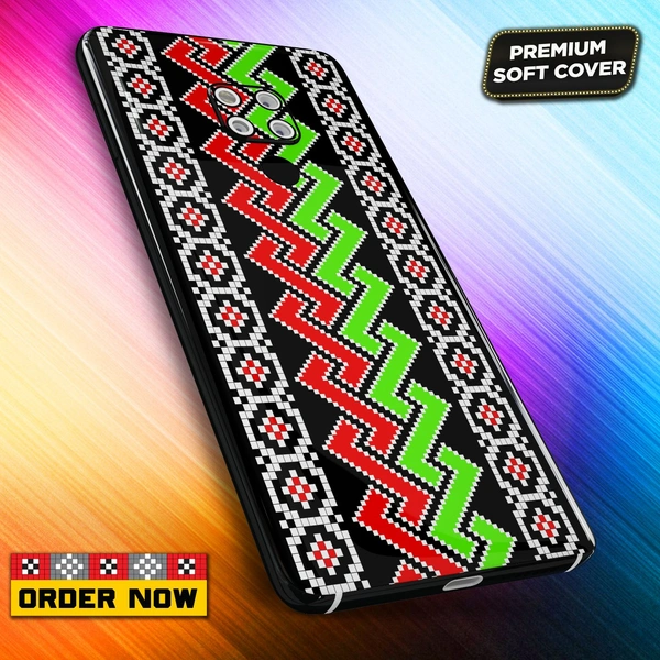 101240 Sambalpuri Mobile Back Cover With Add Photo & Name - Hard Cover
