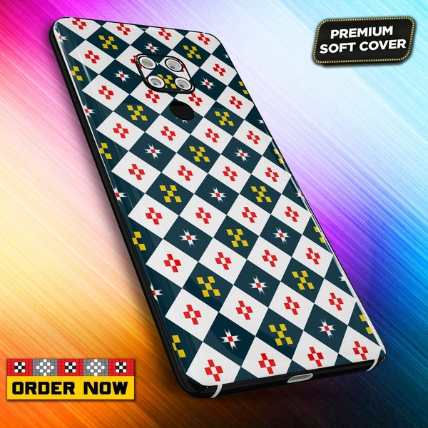 101241 Sambalpuri Mobile Back Cover With Add Photo & Name - Soft Cover