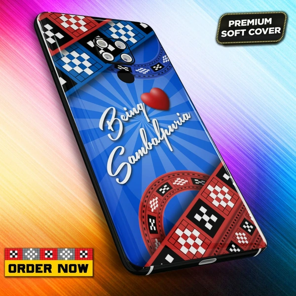 101273 Sambalpuri Mobile Back Cover With Add Photo & Name - Hard Cover