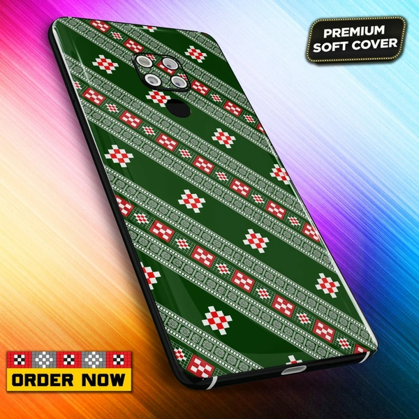 101274 Sambalpuri Mobile Back Cover With Add Photo & Name - Hard Cover