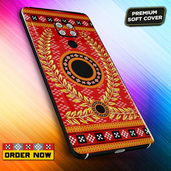 101283 Sambalpuri Mobile Back Cover With Add Photo & Name - Hard Cover
