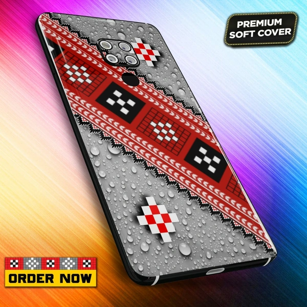 101311 Sambalpuri Mobile Back Cover With Add Photo & Name - Hard Cover