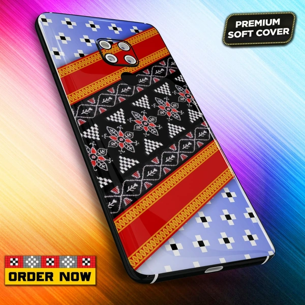 101318 Sambalpuri Mobile Back Cover With Add Photo & Name - Hard Cover