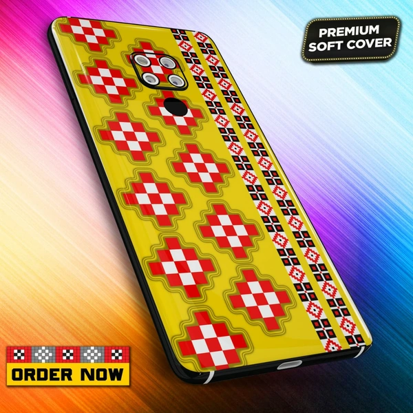 101327 Sambalpuri Mobile Back Cover With Add Photo & Name - Hard Cover