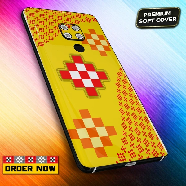 101330 Sambalpuri Mobile Back Cover With Add Photo & Name - Hard Cover